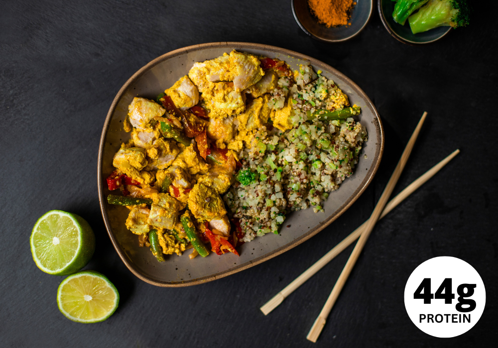 Curry jaune au blanc de poulet