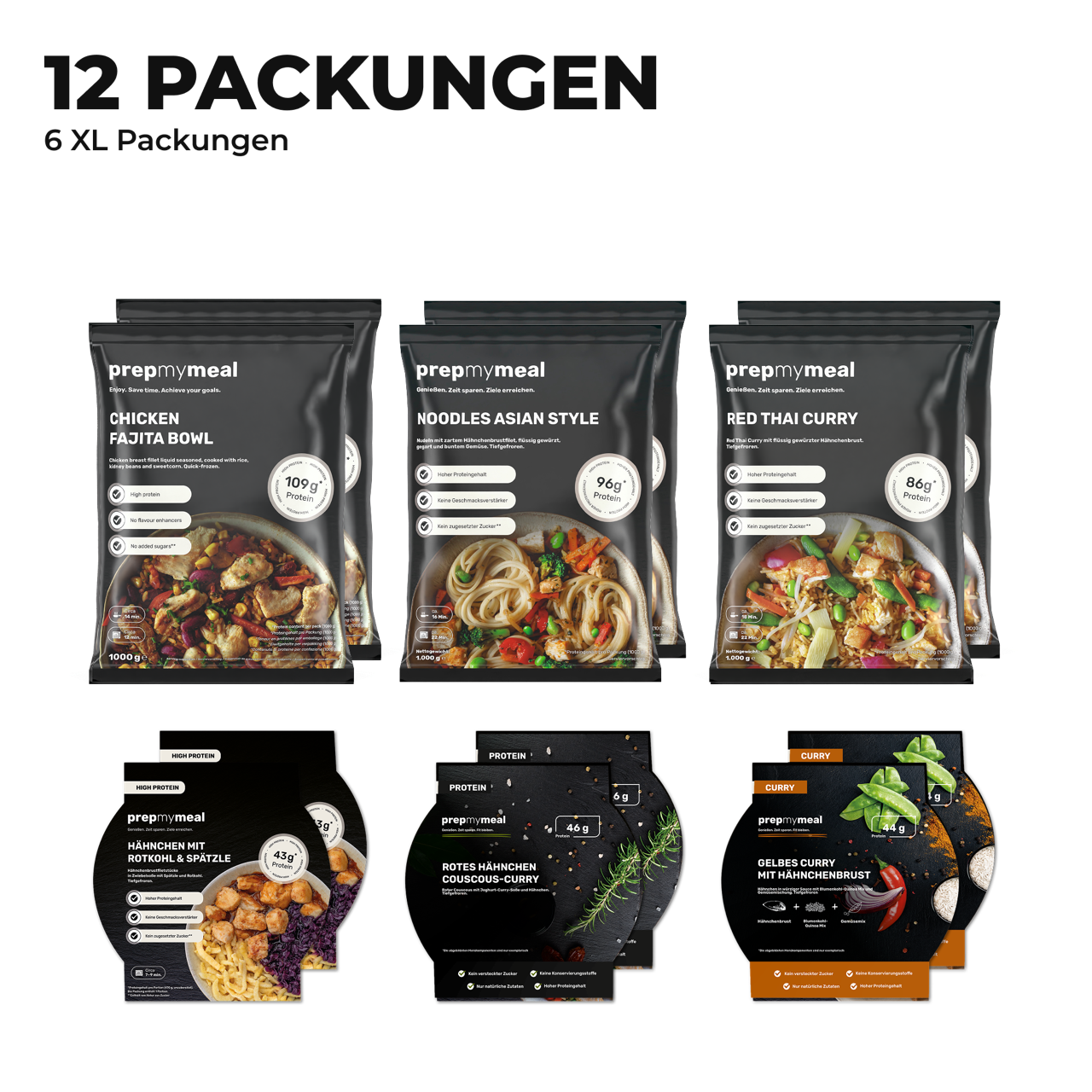 Sélection de 12 High Protein