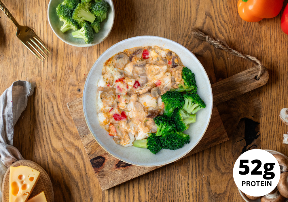 CH : Poulet gratiné au fromage