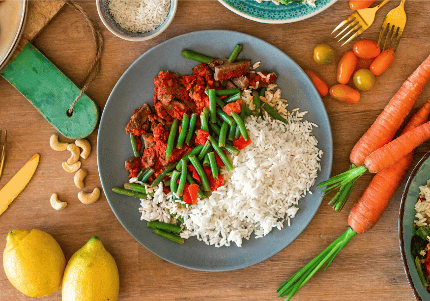 Emincé de bœuf à la sauce tomate