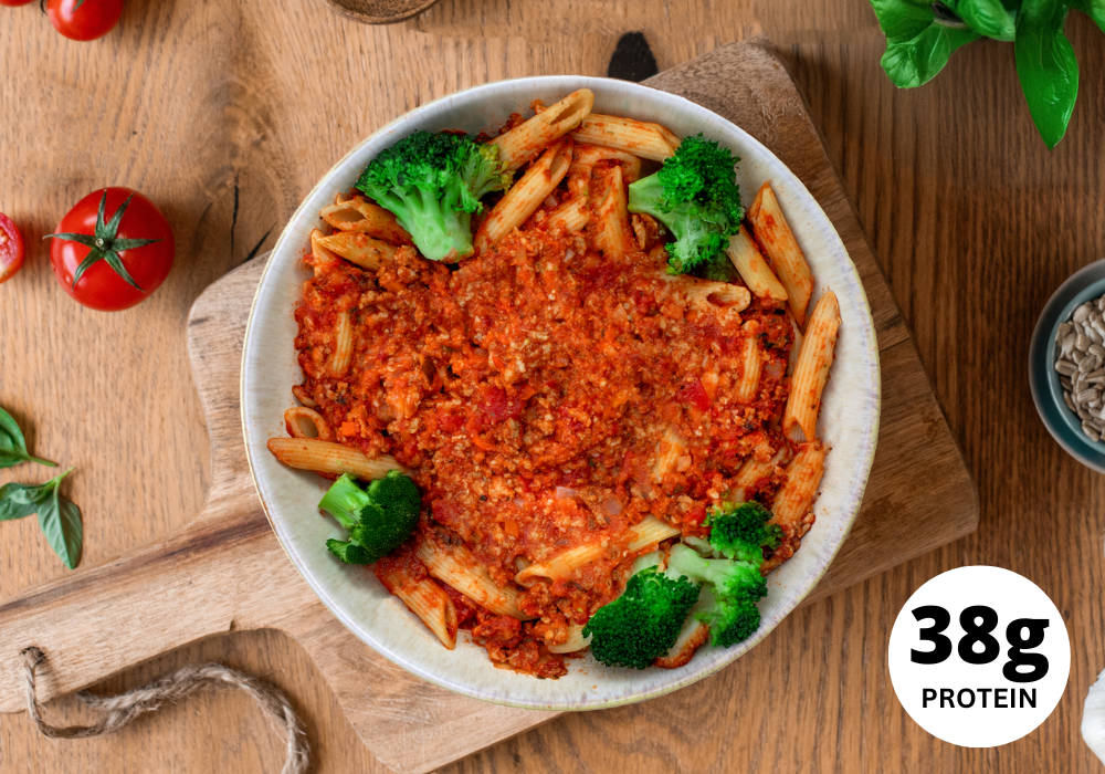 CH: Protein penne with bolognese