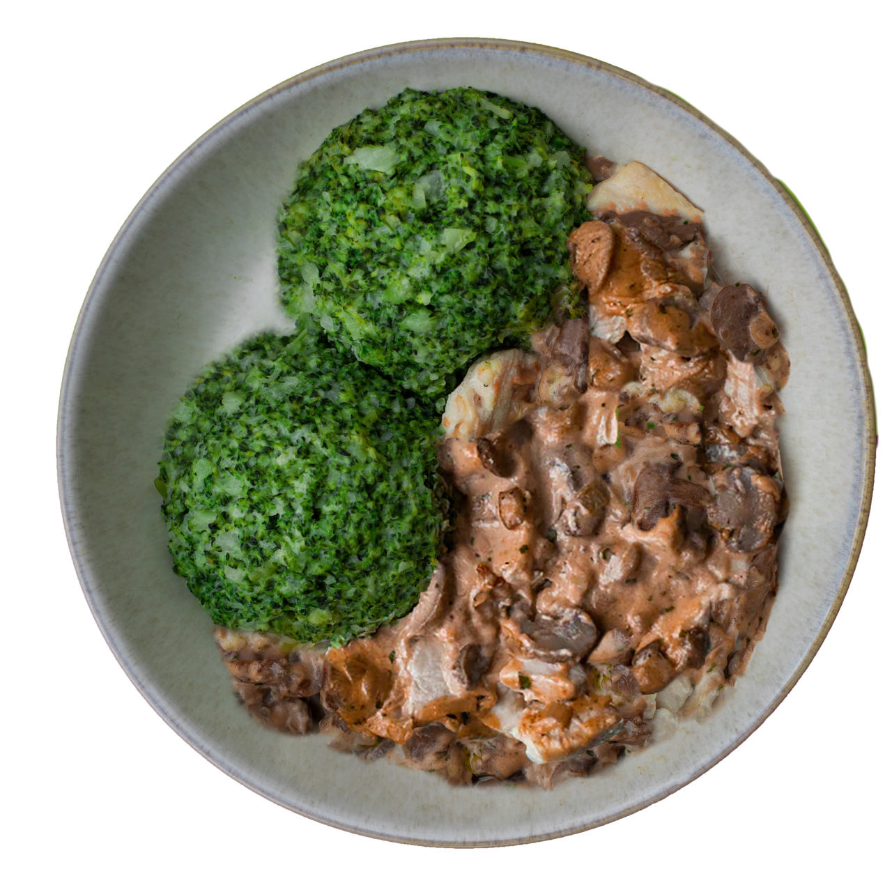 Chicken breast with mushroom cream sauce