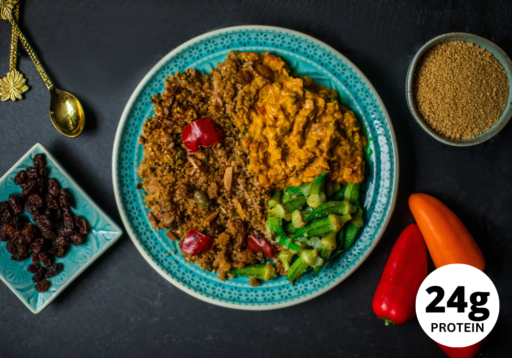 🌱 Couscous with okra