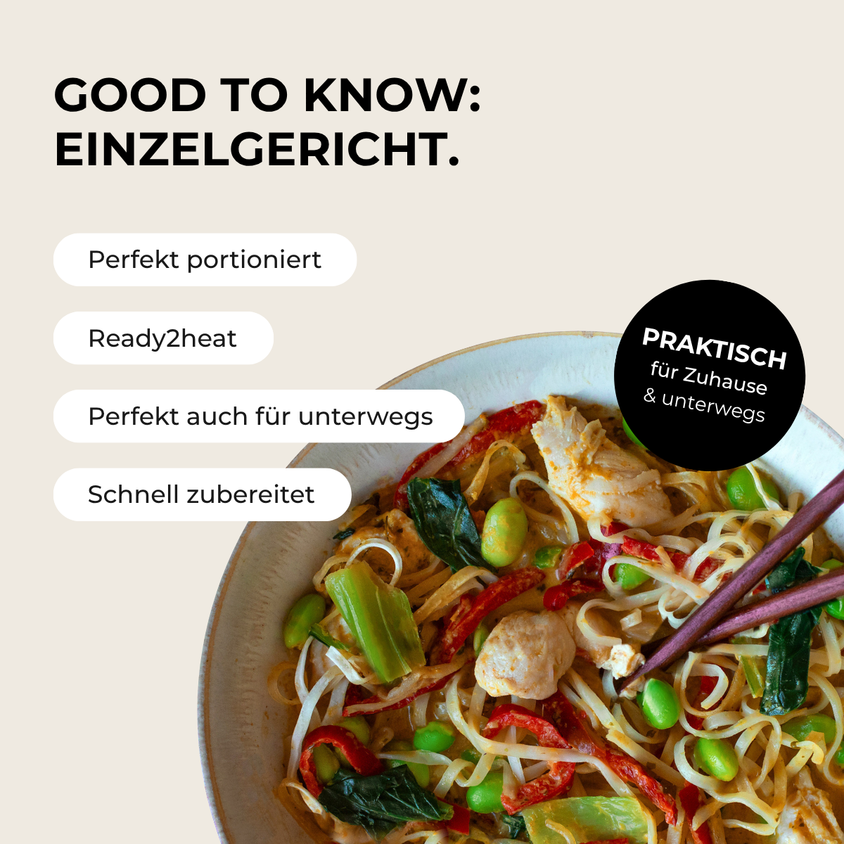 CH: Rice noodles in coconut sauce
