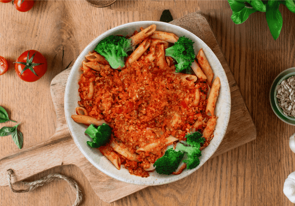 CH: Protein penne with bolognese