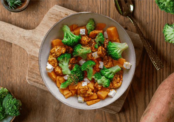 CH: Sweet potato chicken bowl