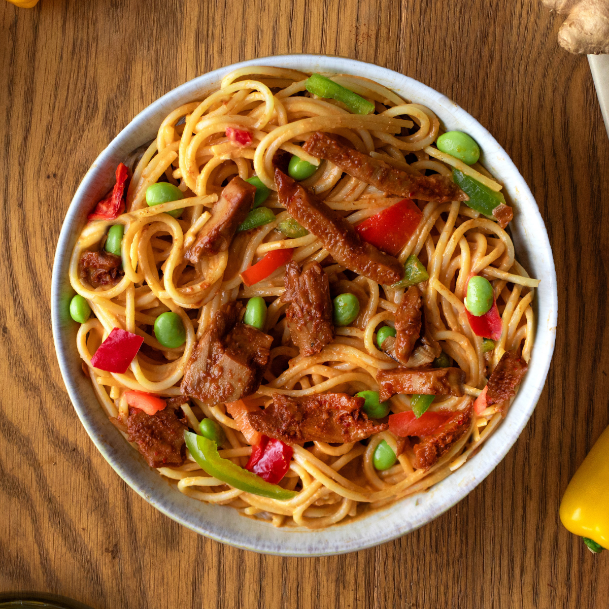 Nouilles asiatiques au bœuf