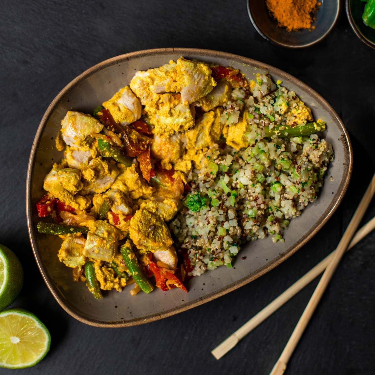 CH : Curry jaune au blanc de poulet
