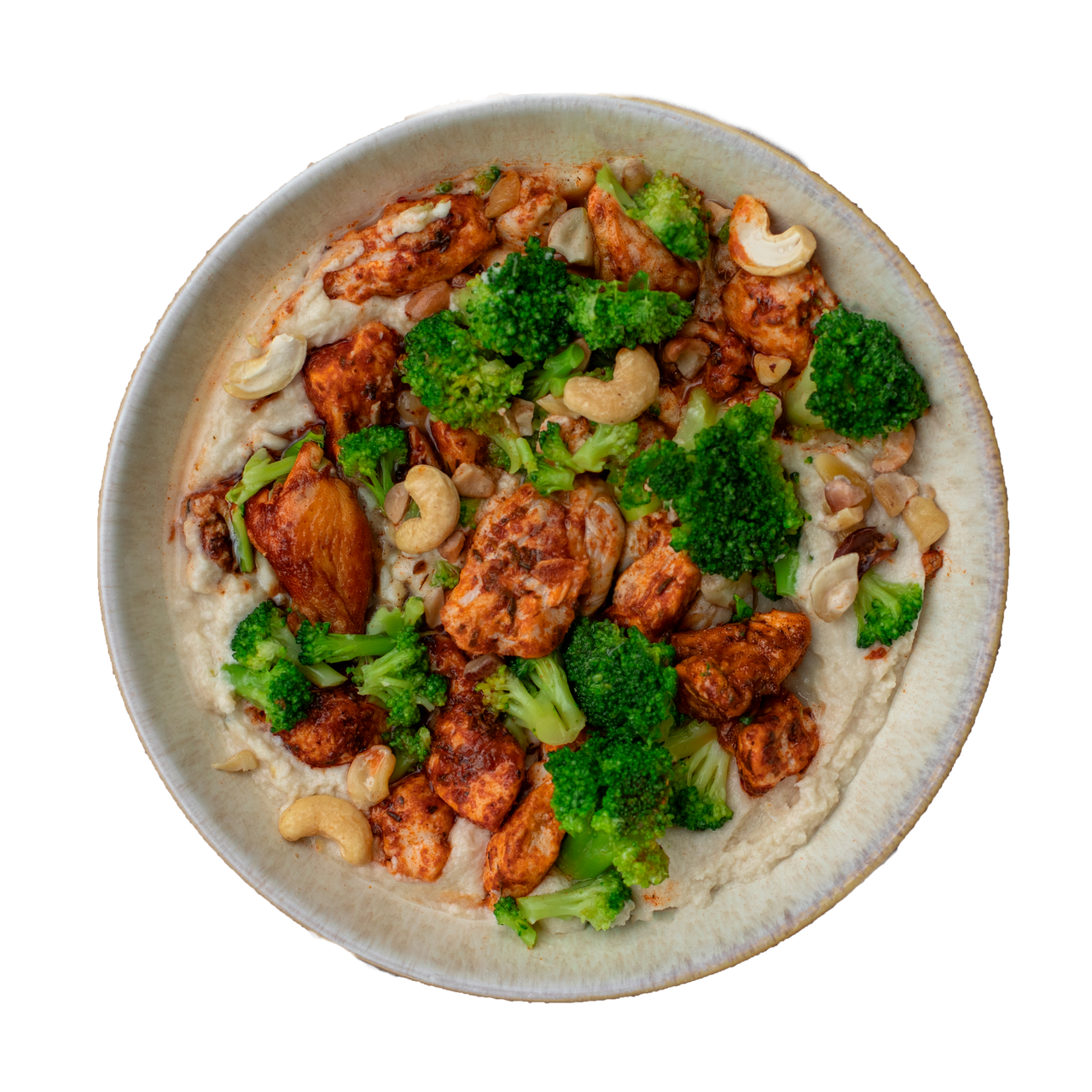 Poulet au houmous