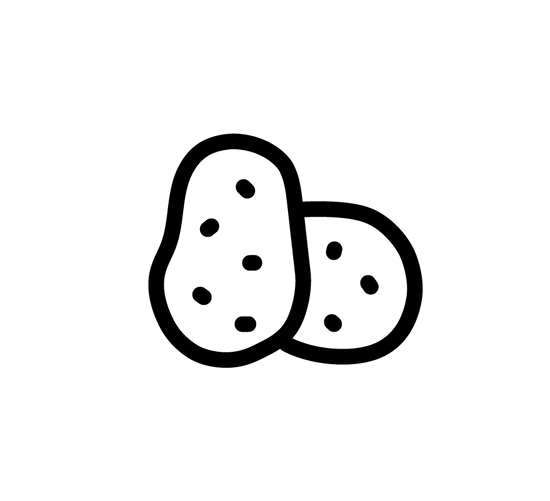 Icône pomme de terre