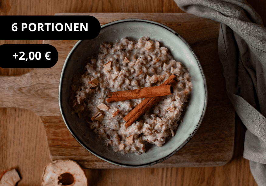 Porridge protéiné - Pomme Cannelle