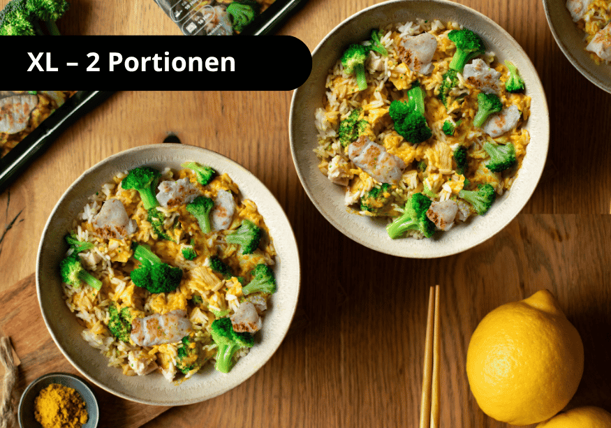 Poulet, riz, brocoli (XL, 2 portions)