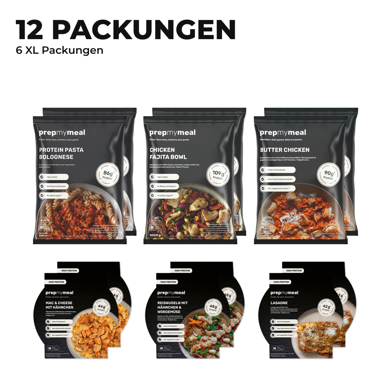 Sélection de 12 High Protein