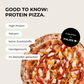 Pizza protéinée au poulet et aux poivrons