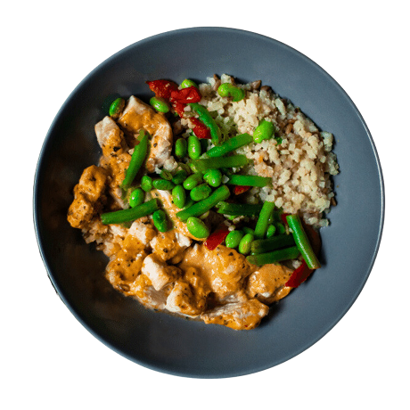 Curry rouge au blanc de poulet