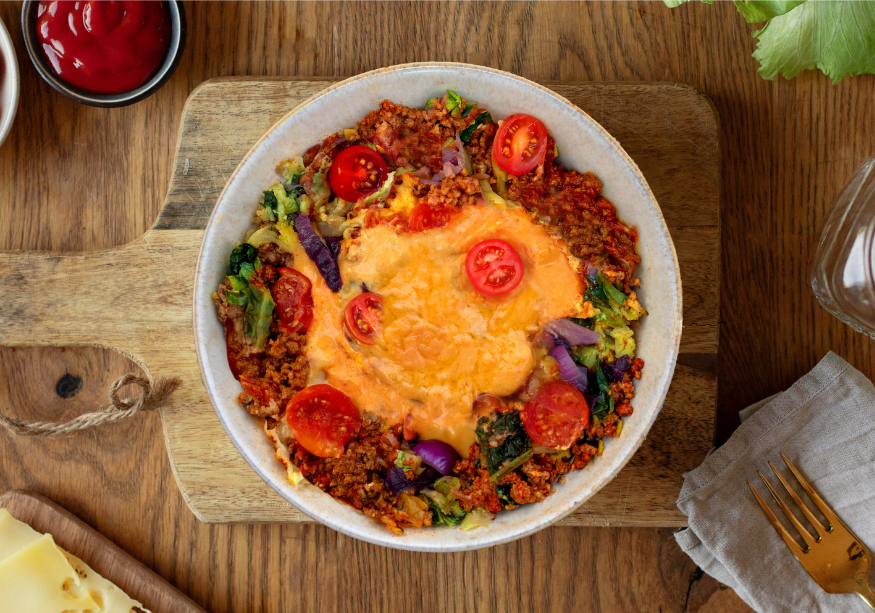 Bowl au cheeseburger