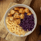 Poulet au chou rouge & spätzle