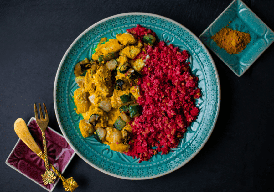 Poulet, courgettes & couscous