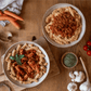 Pâtes végétaliennes à la bolognaise protéinées (XL, 2 portions)