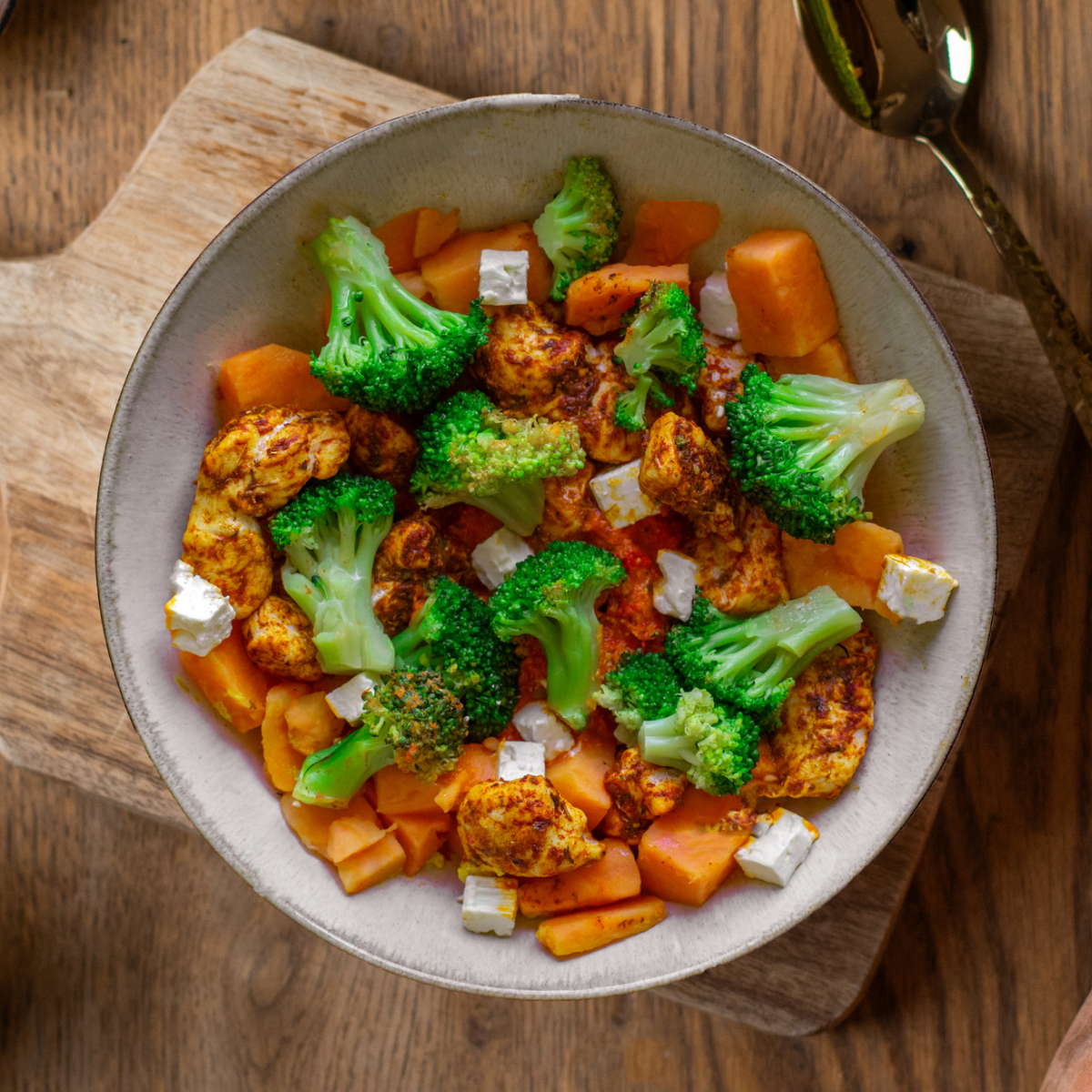 CH : Bowl de poulet aux patates douces