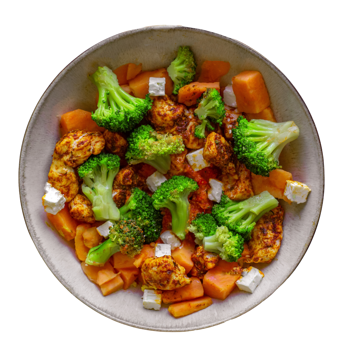 Bowl de poulet à la patate douce 