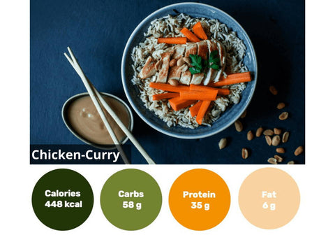 Boîte individuelle de 6 aliments sains