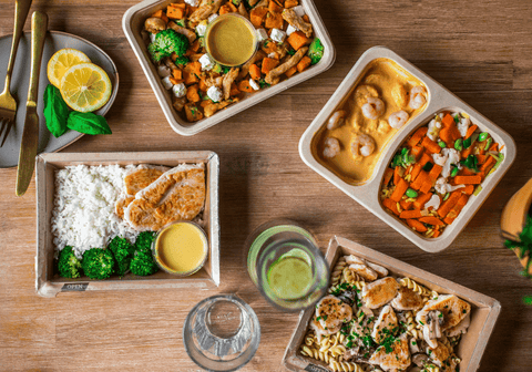 Boîte individuelle de 6 aliments sains