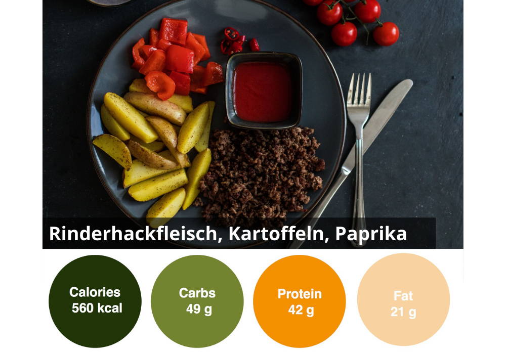 Boîte individuelle de 6 aliments sains
