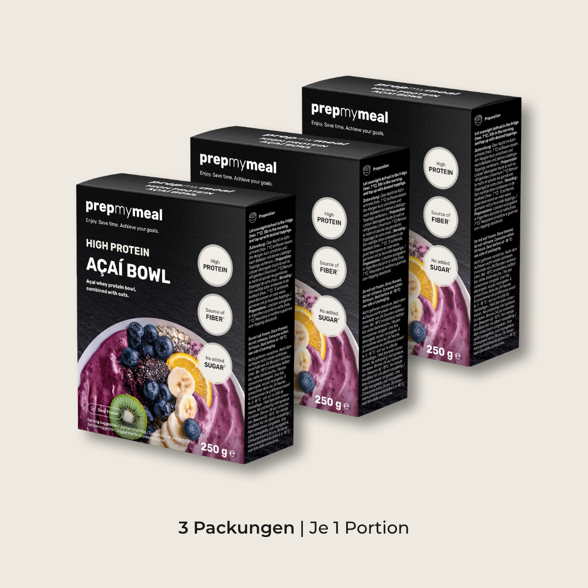 High Protein Açaí Bowl (3 Packungen) (ausverkauft)