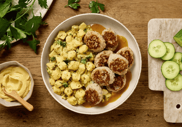CH: Frikadellen mit Kartoffelsalat