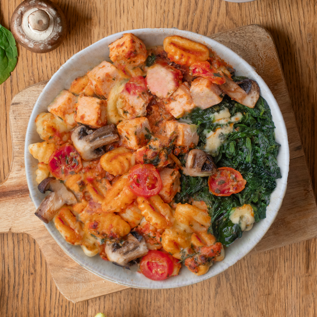 Gnocchi mit Lachs