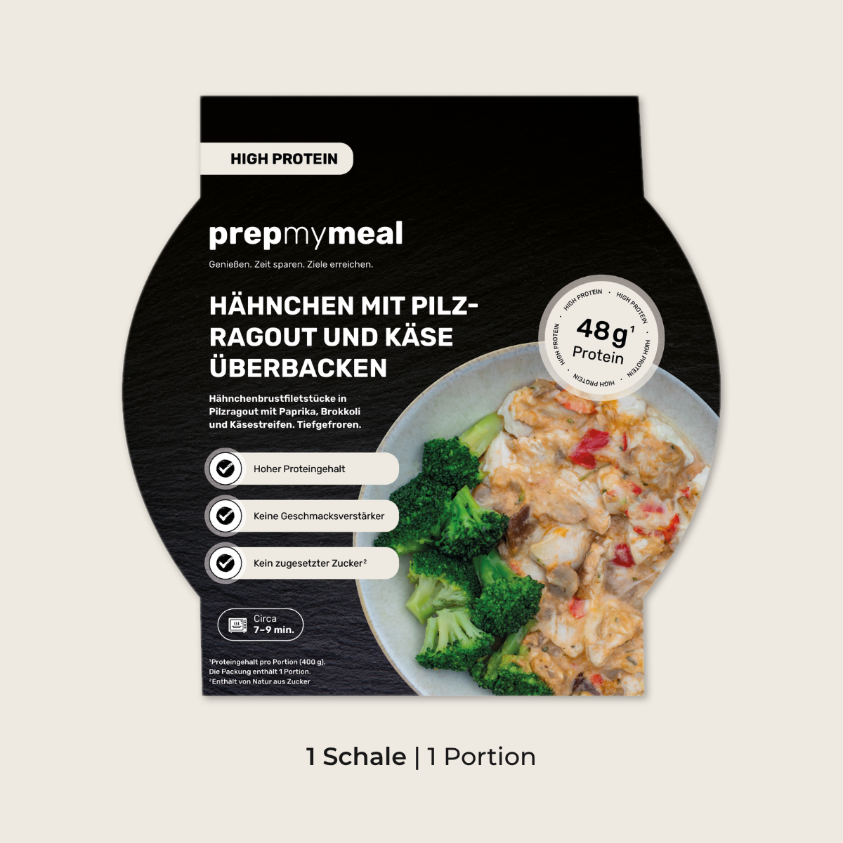 Hähnchen mit Käse überbacken