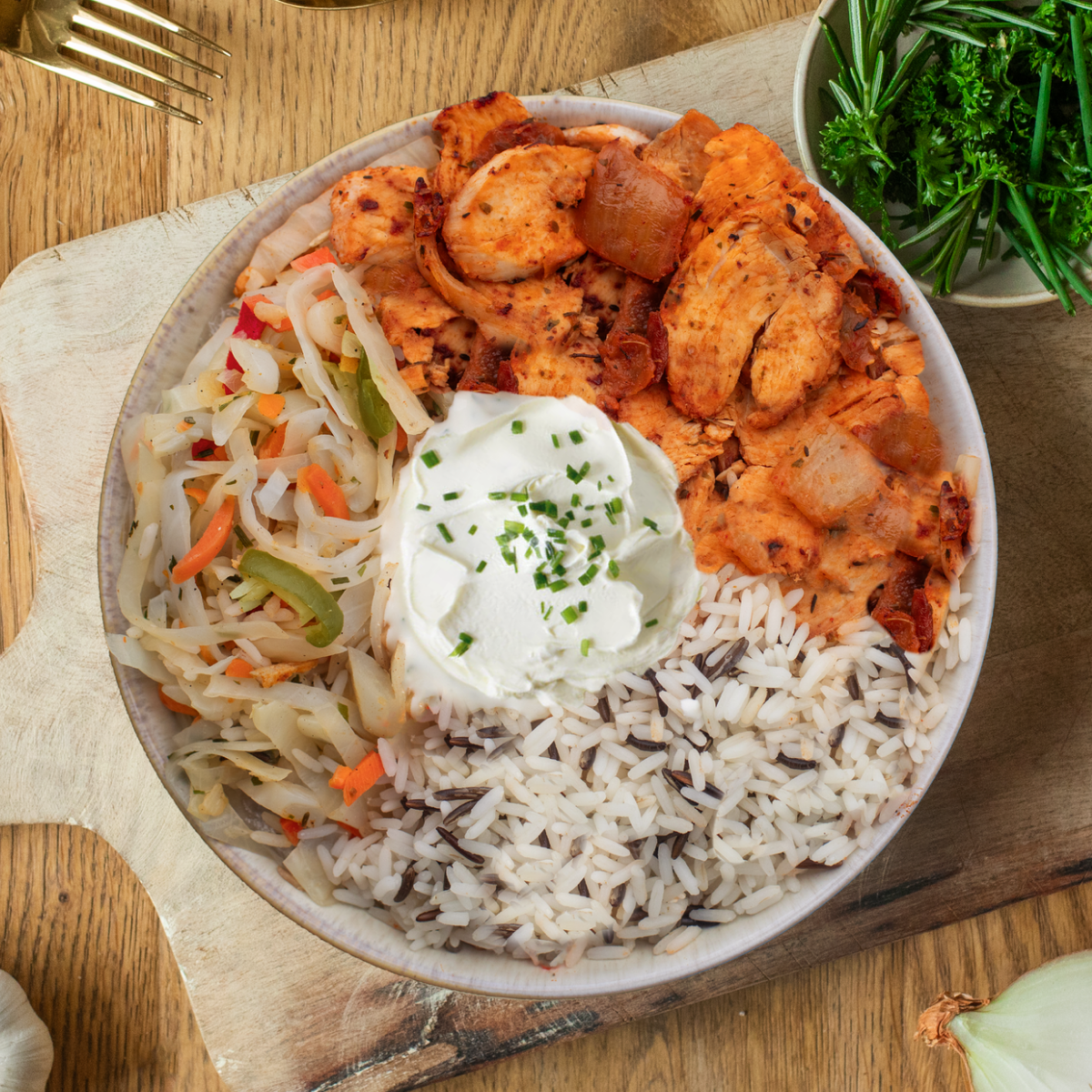 Hähnchen nach Döner-Art