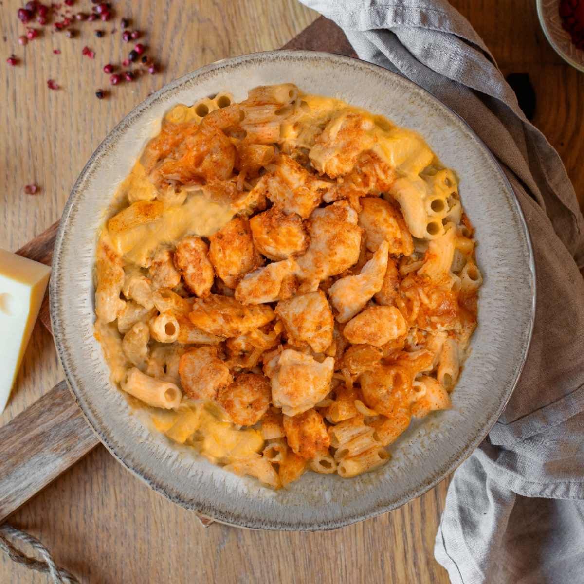 Mac & Cheese mit Hähnchen