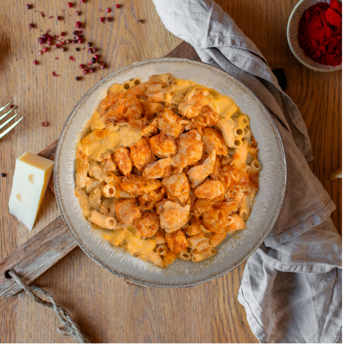 Mac & Cheese mit Hähnchen
