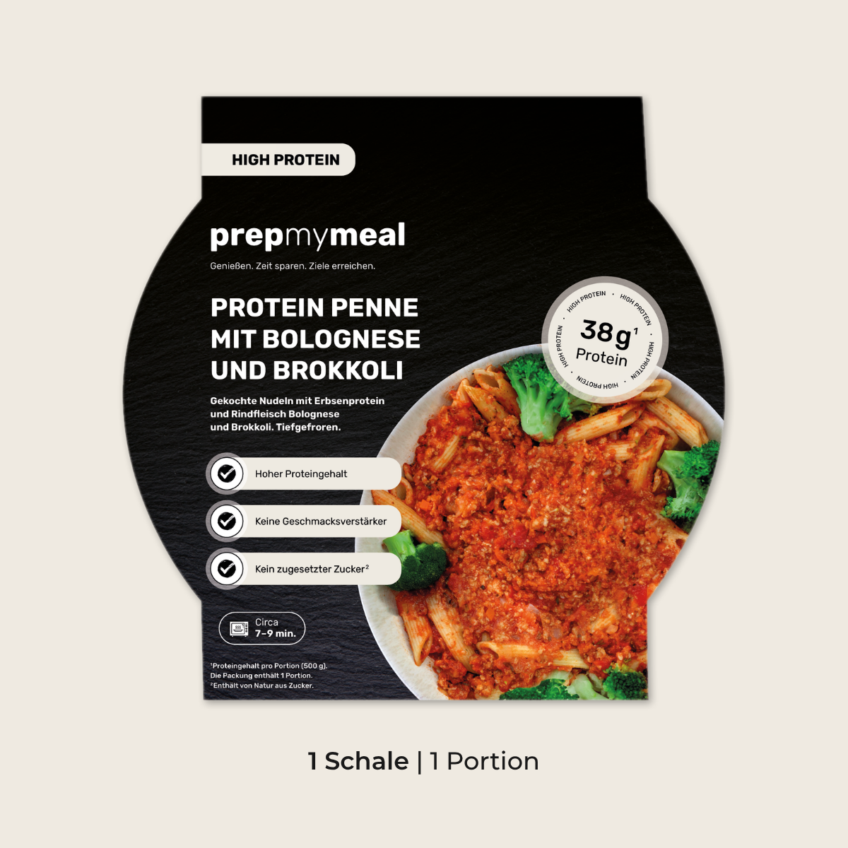 Protein Penne mit Bolognese