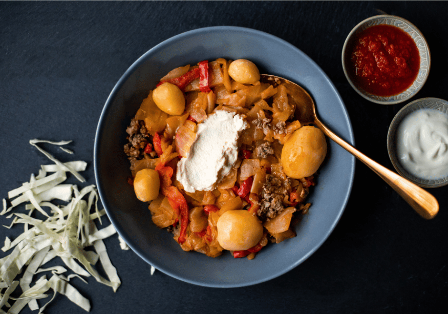 Rindfleisch mit Kartoffeln
