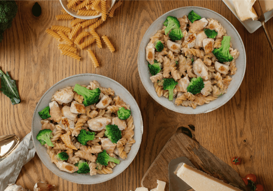 CH: Protein Pasta All'Alfredo (XL, 2 Portionen)