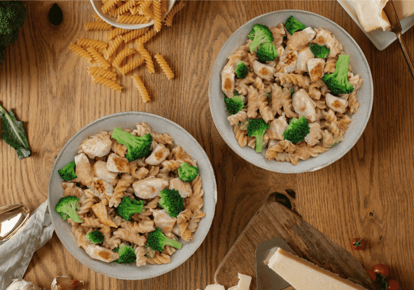 Protein Pasta All'Alfredo (XL, 2 Portionen)