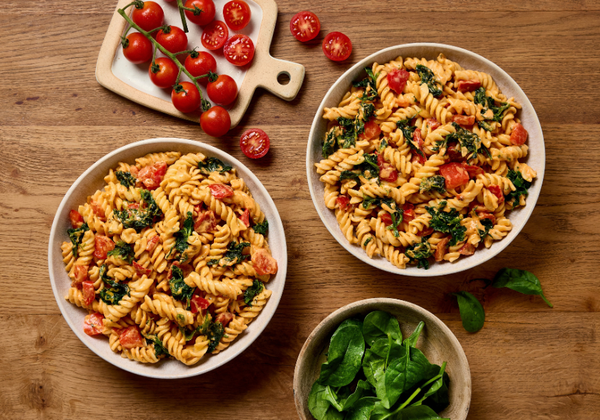 Protein Pasta mit Frischkäsesoße (XL, 2 Portionen)