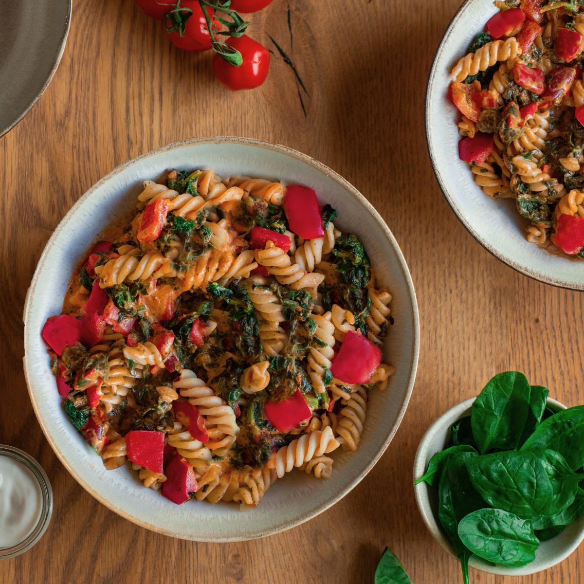 CH: Protein Pasta mit Frischkäsesoße (XL, 2 Portionen)