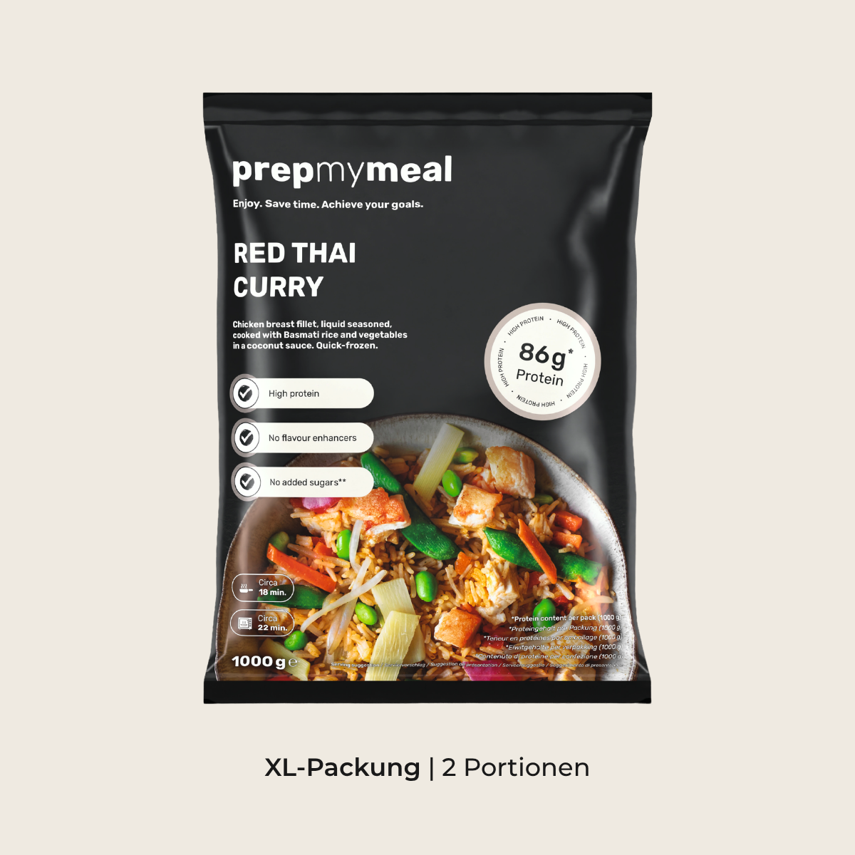 Red Thai Curry (XL, 2 Portionen)