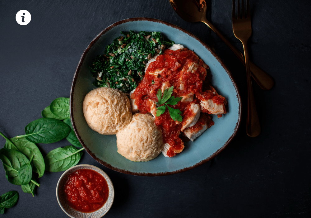Hähnchen mit Polenta